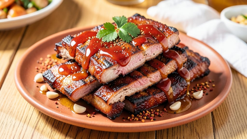 Chinese BBQ Pork Spare Ribs Recipe: Hoisin-Kissed Crisp With Melty Pink Centers