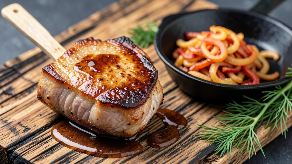 Minnesota State Fair Pork Chops on a Stick Recipe: Celery Crown Crunch Meets Smoky Sweet Glaze