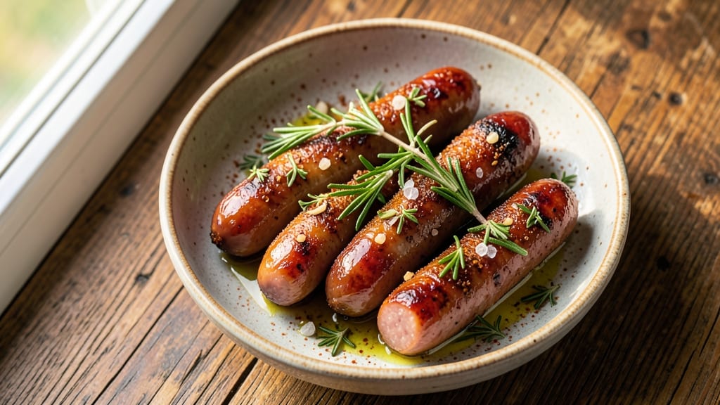 Best Pork Sausage Recipe Ever: Smoky Garlic-Herb Crust, Juicy Pink Centers