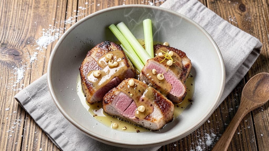 Anova Sous Vide Pork Chops Recipe: Precision-Tender With Crispy Celery Crown Topping