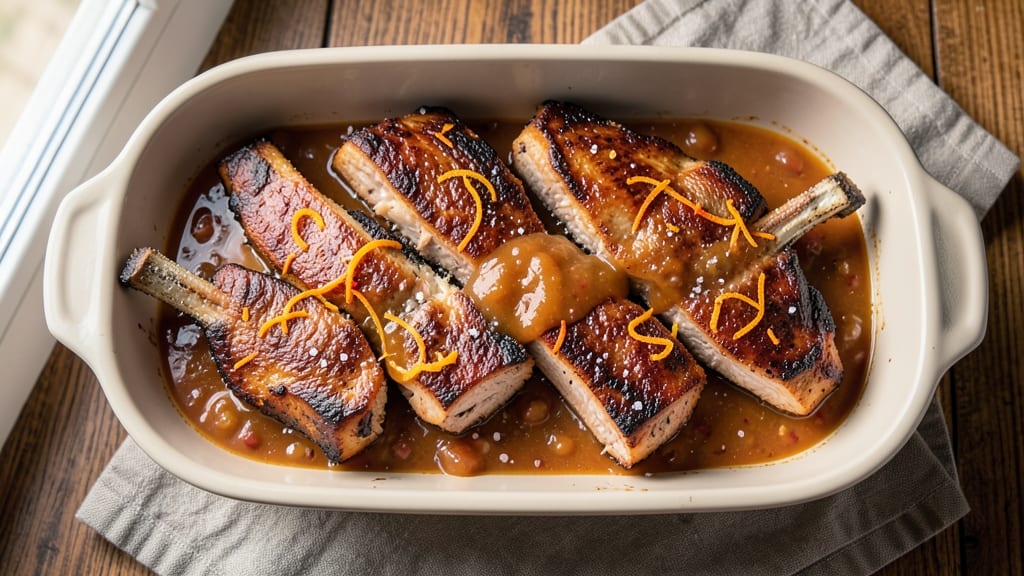 Baked Orange Pork Chops Recipe: Citrus-Zest Crust With Juicy Centers
