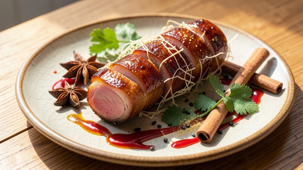 Asian Pork Sausage Recipe: Five-Spice Crunch With Caramelized Gloss