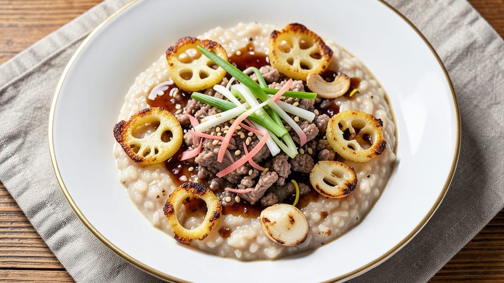 Minced Pork Porridge Recipe: Savory Congee With Silky Texture and Celery Crown Crunch
