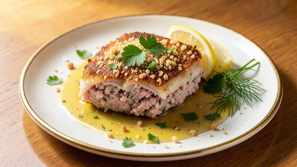 Minced Pork Cutlet Recipe: Crispy Herb-Crusted Panade With Juicy Pink Hearts