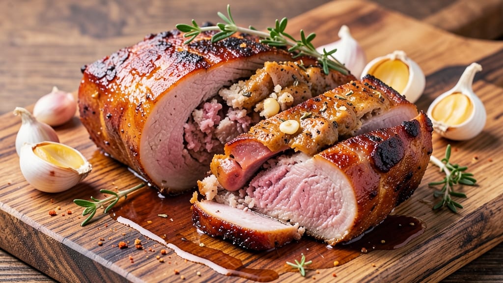 Boudin-Stuffed Pork Loin Recipe: Cajun-Spiced Surprise Inside Crispy Roast