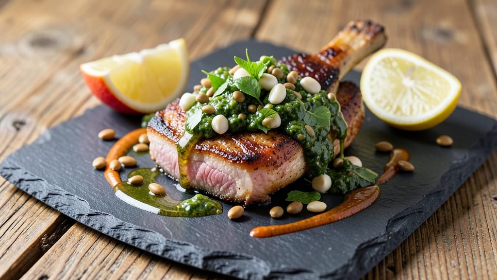 Mint Pork Chops Recipe: Fresh Herb Crust Meets Juicy Pink Hearts