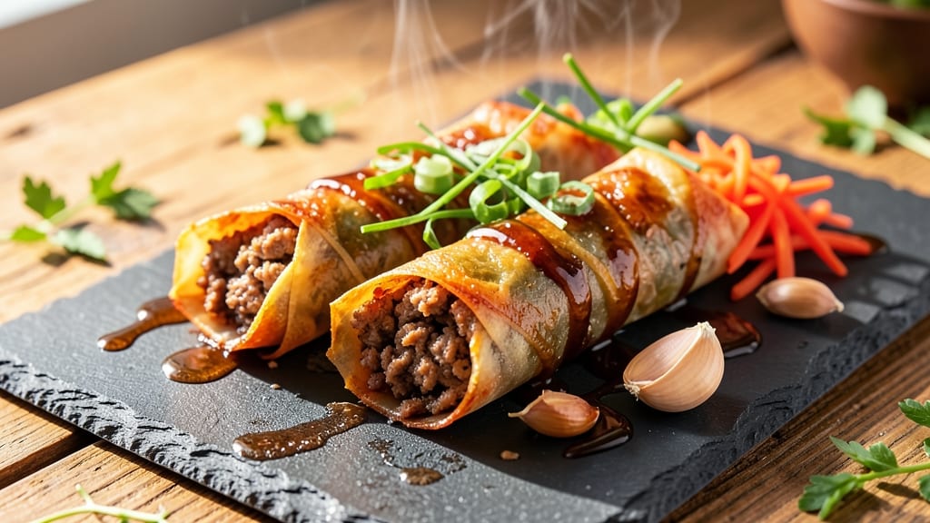 Minced Pork Spring Rolls Recipe: Crispy-Wrapped Bites With Silky Fillings