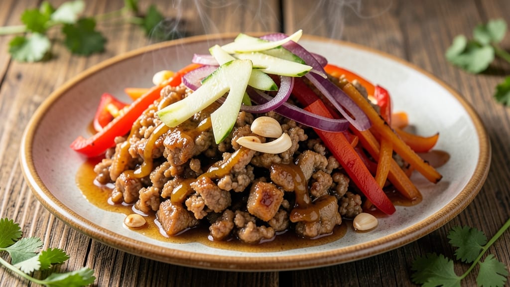 Minced Pork and Vegetables Recipe: One-Pan Stir-Fry With Savory Umami Depth