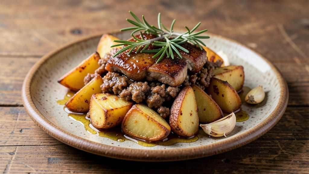 Mince Pork Potato Recipe: One-Pan Crispy-Topped Comfort