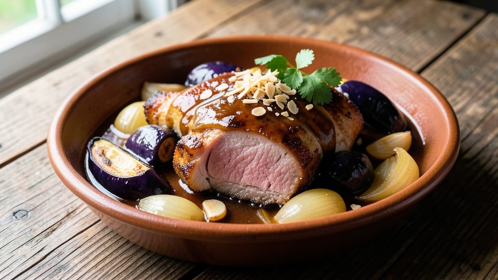 Adobong Talong With Pork Recipe: Smoky Soy-Shredded Eggplant and Pork
