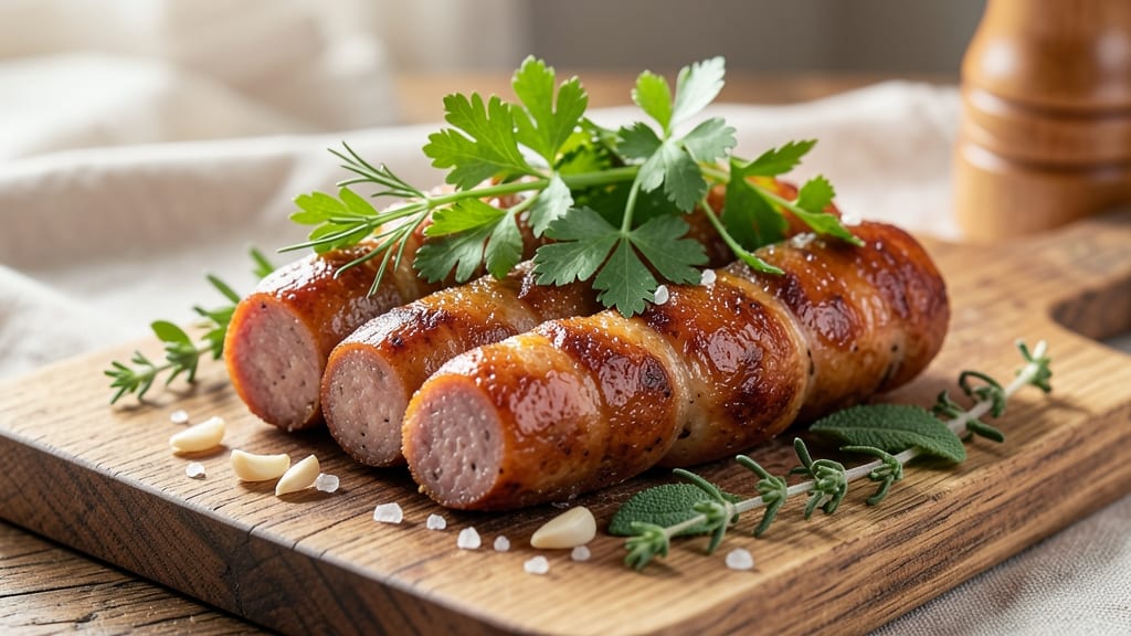 Mild Pork Sausage Recipe: Herb-Infused Bites With Juicy Pink Hearts