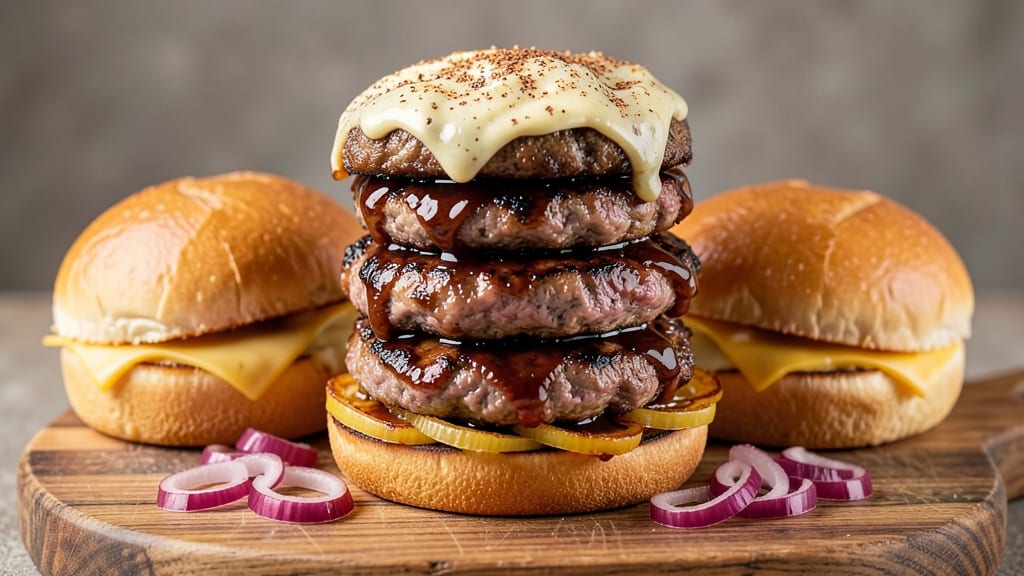 BBQ Pork Burgers Recipe: Smoky-Sweet Crust with Juicy Centers