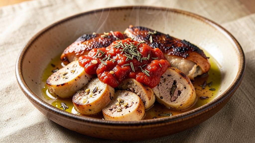 Chicken Pork Sausage Recipe: One-Pan Italian Fusion With Herbed Tomato Sauce