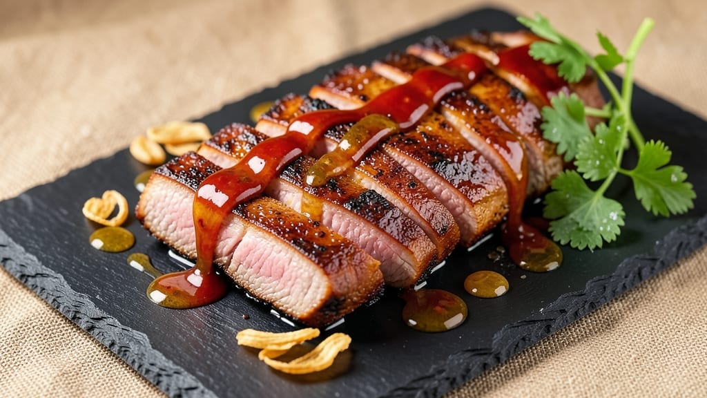 Chinese Barbecue Pork Loin Recipe: Charred Five-Spice Bark and Silky Glaze