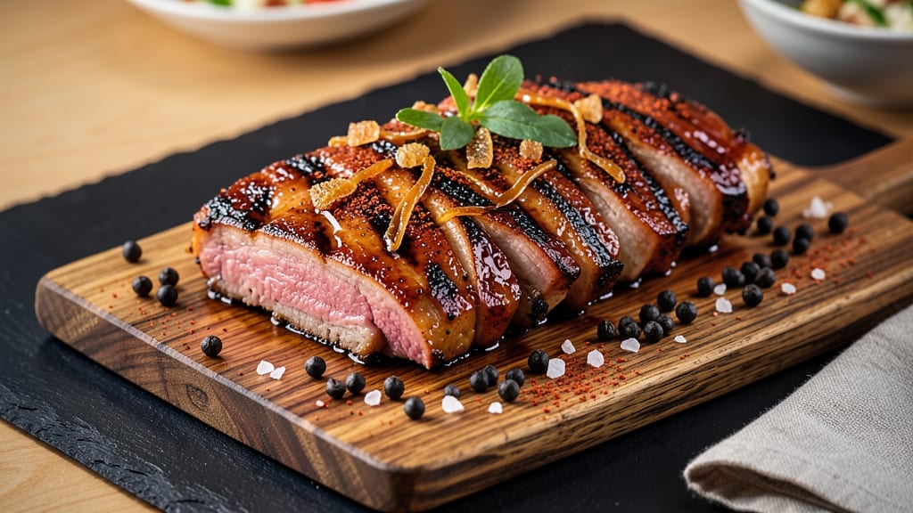 Barbecue Rack of Pork Recipe: Smoky-Spiced Crust Locks in Juicy Pink Centers