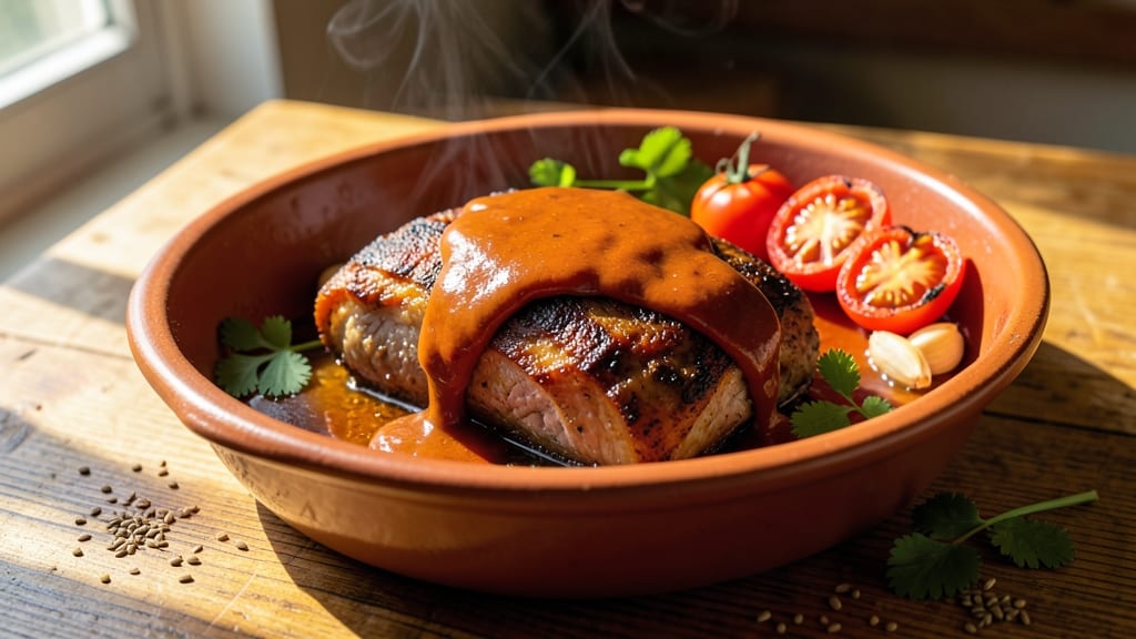 Mexican Pork Sauce Recipe: Smoky Chipotle and Tomato Velouté