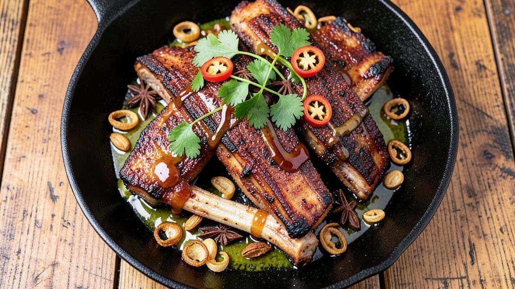Best Keto Pork Ribs Recipe: Smoky Five-Spice Crust Locks in Juicy Pink Magic