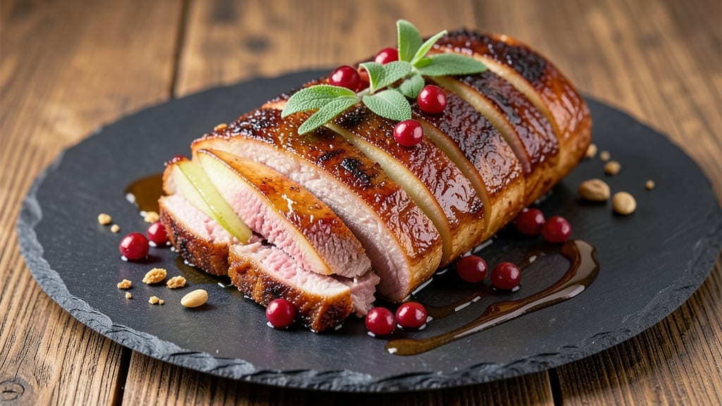 Apple Cranberry Stuffed Pork Tenderloin Recipe: Sweet-Tart Filling That Never Dries Out