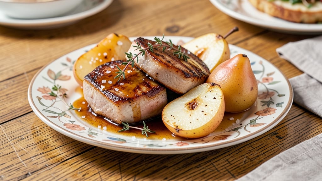 Baked Pork Chops With Pears Recipe: Sweet-Tart Balance in One-Pan Elegance