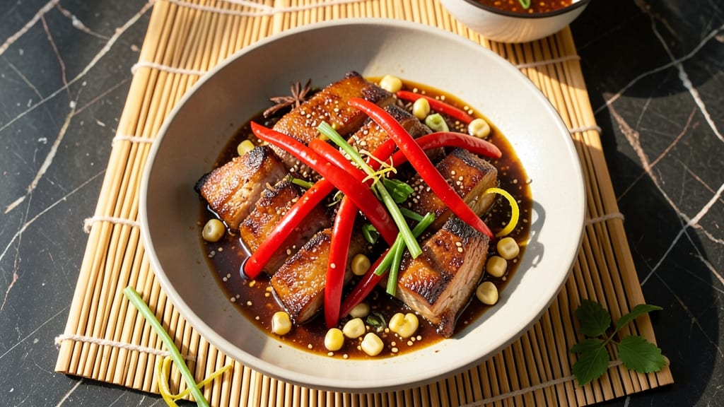 Chinese 5 Spice Pork Stir Fry Recipe: Fragrant Wok-Heated Crunch With Tamarind Glow