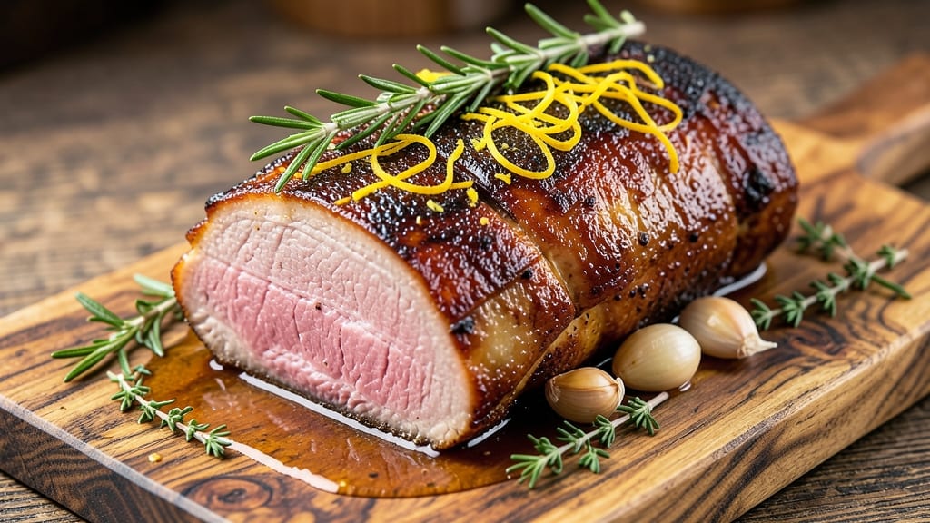 Brined Pork Loin Roast Recipe: Herb-Infused Crust Meets Juicy Pink Core