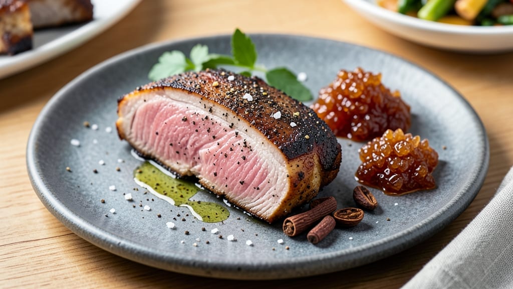 Allspice Pork Chops Recipe: Warmly Spiced Crust With Juicy Pink Hearts