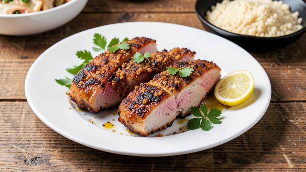 Air Fryer Pork Chops With Panko Recipe: Crispy Golden Crust, Juicy Pink Centers