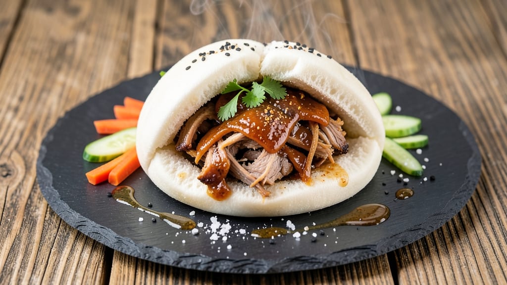 BBQ Pork Bao Buns Recipe: Steamed Softness with Sticky Tamarind Glow