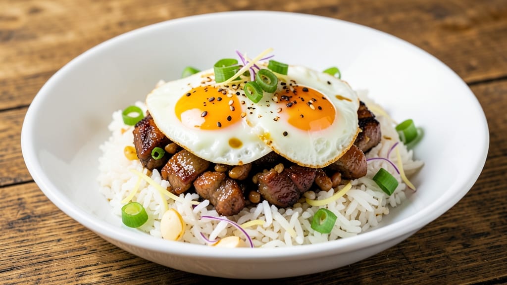Egg And Ground Pork Recipe: Crispy Fried Rice With Silky Egg Ribbons