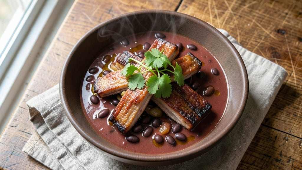 Black Bean Soup With Pork Ribs Recipe: Smoky-Spiced One-Pot Depth