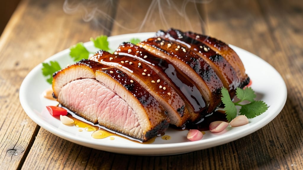 Chinese BBQ Pork Belly Recipe: Charred Edges and Silky Pink Interiors