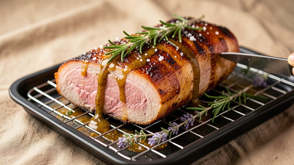 2-Pound Pork Loin Roast Recipe: Juicy Pink Hearts With Herb-Crusted Crunch