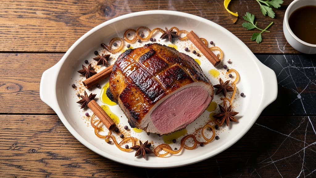 Boneless Pork Loin Rib Half Roast Recipe: Five-Spice Crust Locks in Moisture