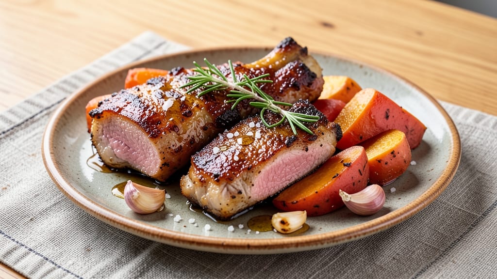 Baked Pork Chops and Sweet Potatoes Recipe: One-Pan Harmony of Crispy and Silky