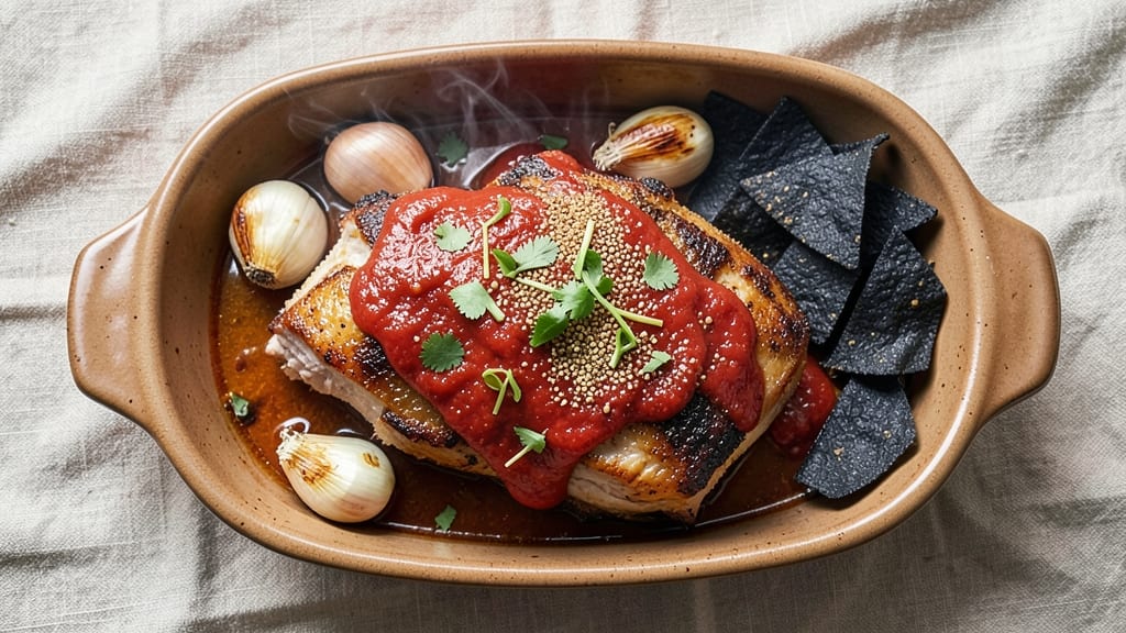 Mexican Pork Roast Slow Cooker Recipe: Smoky Chipotle Shreds With Celery Crown Crunch