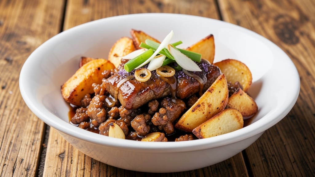 Minced Pork Potato Chinese Recipe: Savory Stir-Fry With Fragrant Five-Spice Crunch