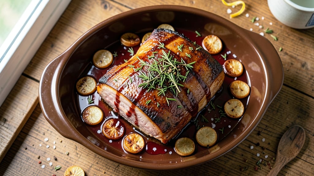 Boneless Pork Loin Rib Roast Recipe: Pan-Seared Crust Locks in Juicy Pink Magic
