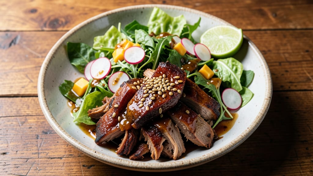 Cafe Rio Pork Barbacoa Salad Recipe: Smoky Five-Spice Crust With Tangy Tamarind Dressing