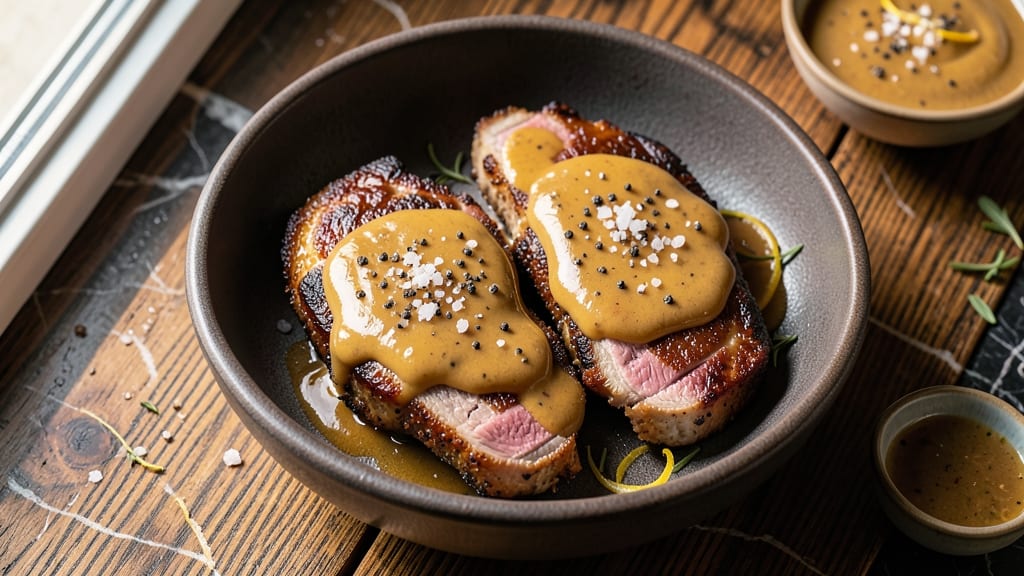 America's Test Kitchen Deviled Pork Chops Recipe: Crispy Celery Crowns Over Smoky Herb Gravy