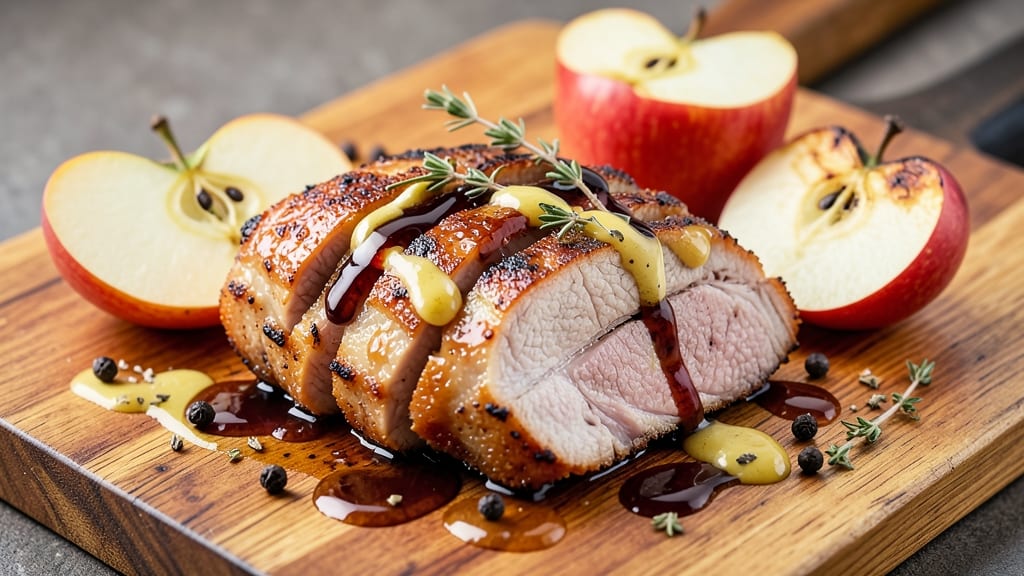 Apple Glazed Pork Tenderloin Recipe: Caramelized Apple Glaze Locks in Moisture
