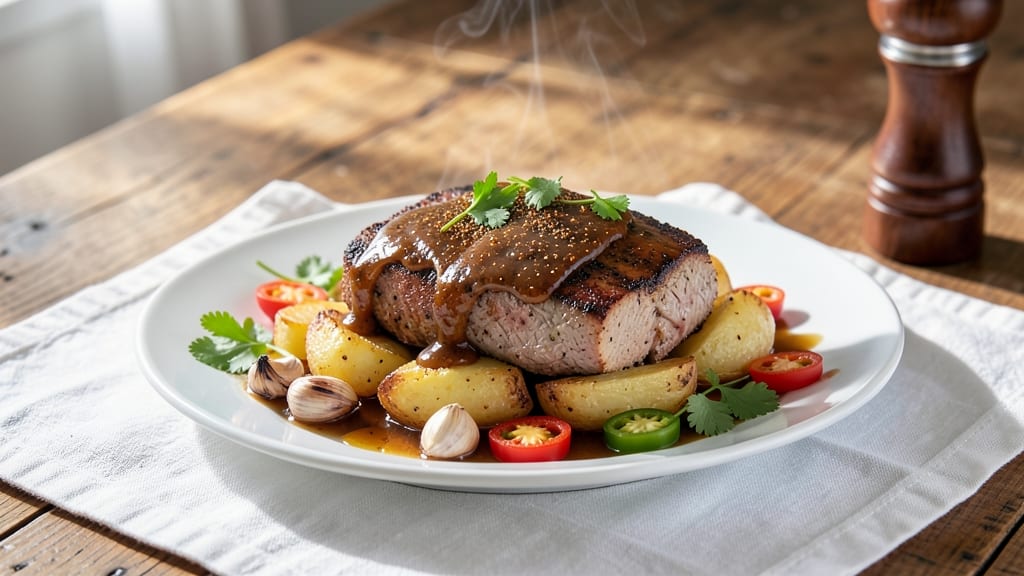Adobe Pork Loin Recipe: Smoky Cumin-Chipotle Crust With Juicy Pink Hearts