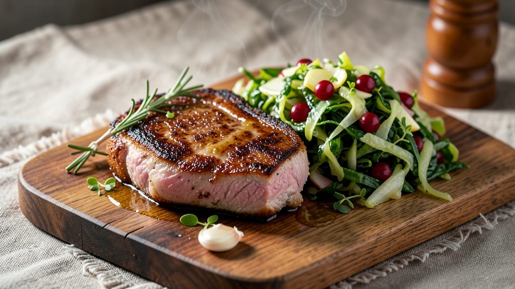 Boneless Pork Chops and Sauerkraut Recipe: Tangy Fermented Crunch Meets Herbed Pan-Sear