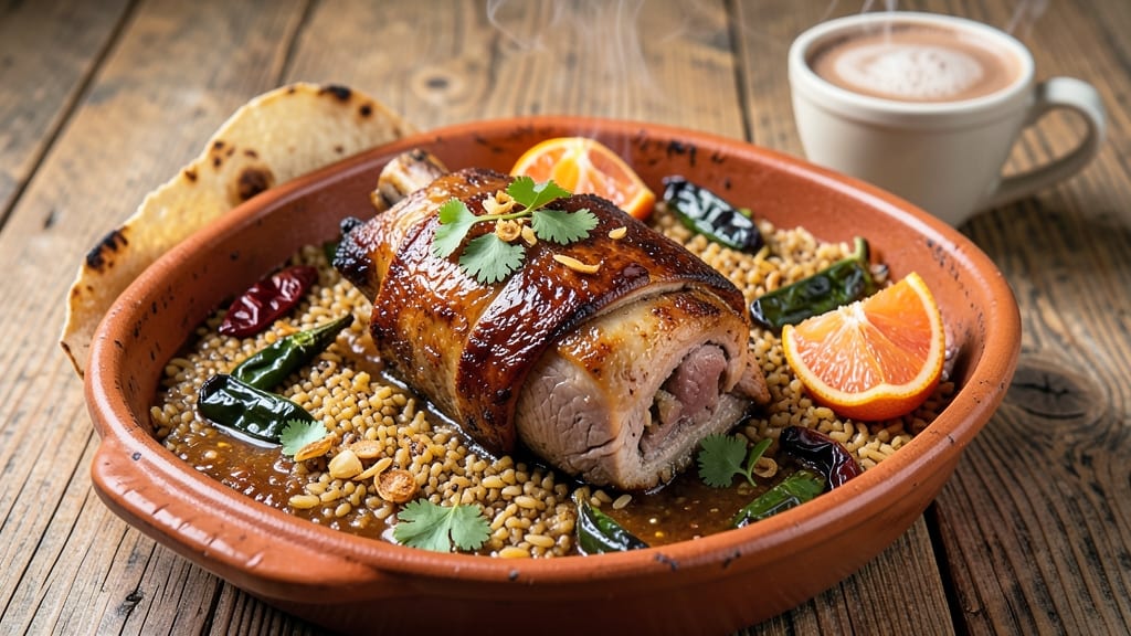 Mexican Pork Shank Recipe: Slow-Braised Spice Bomb With Crispy Celery Crowns
