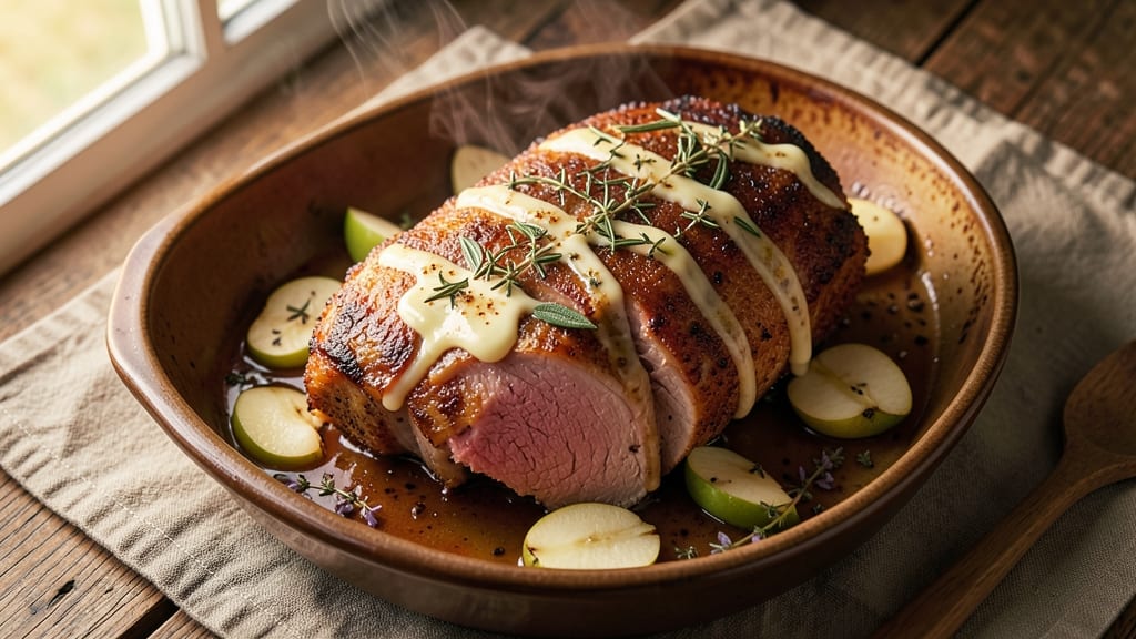 Apple Stuffed Pork Roast Recipe: Sweet Apple Filling Meets Savory Crispy Crust